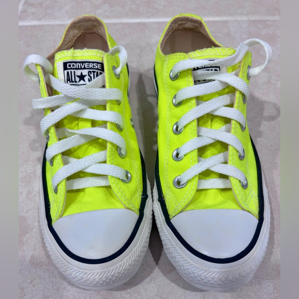 Converse Kids Bright Yellow Sneakers